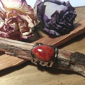 "Studio Barse"ring bronze Toned marked" Barse" Thailand WIDE BAND